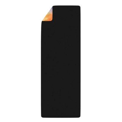 Rainbow Watercolor Rubber Yoga Mat