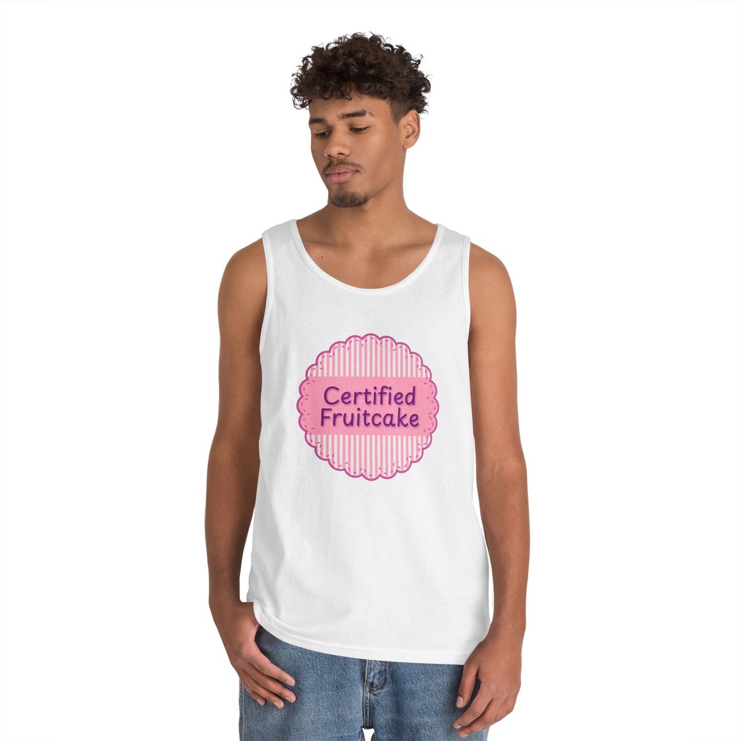 Certified Fruitcake Unisex Heavy Cotton Tank Top