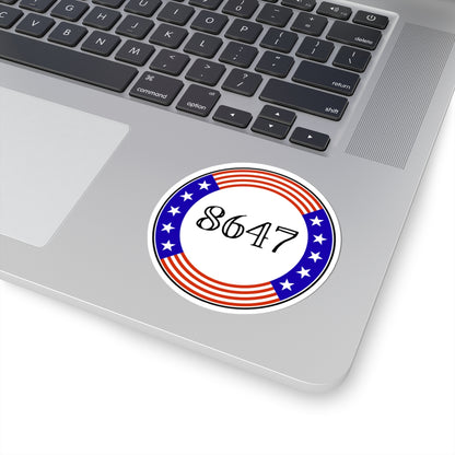 86 47 Kiss-Cut Stickers
