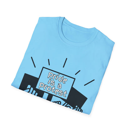 Pride Is A Protest Unisex Softstyle T-Shirt