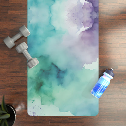 Watercolor Rubber Yoga Mat