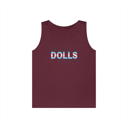 Protect the Dolls Including the Kens Unisex Heavy Cotton Tank Top