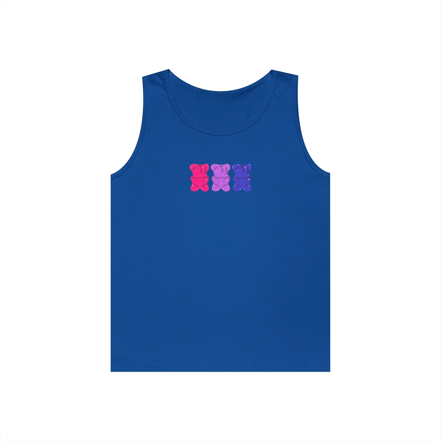 Bisexual Pride Gummy Bears Unisex Heavy Cotton Tank Top