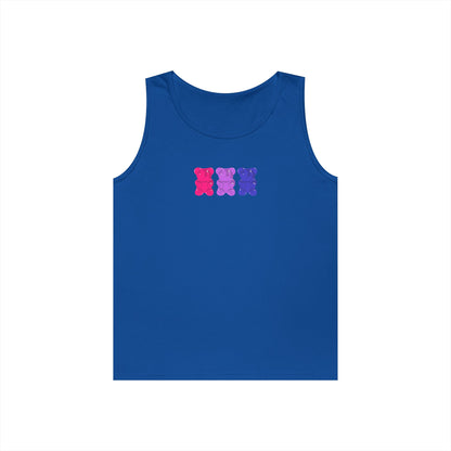 Bisexual Pride Gummy Bears Unisex Heavy Cotton Tank Top