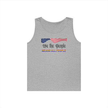 We the People Means All People Unisex Heavy Cotton Tank Top