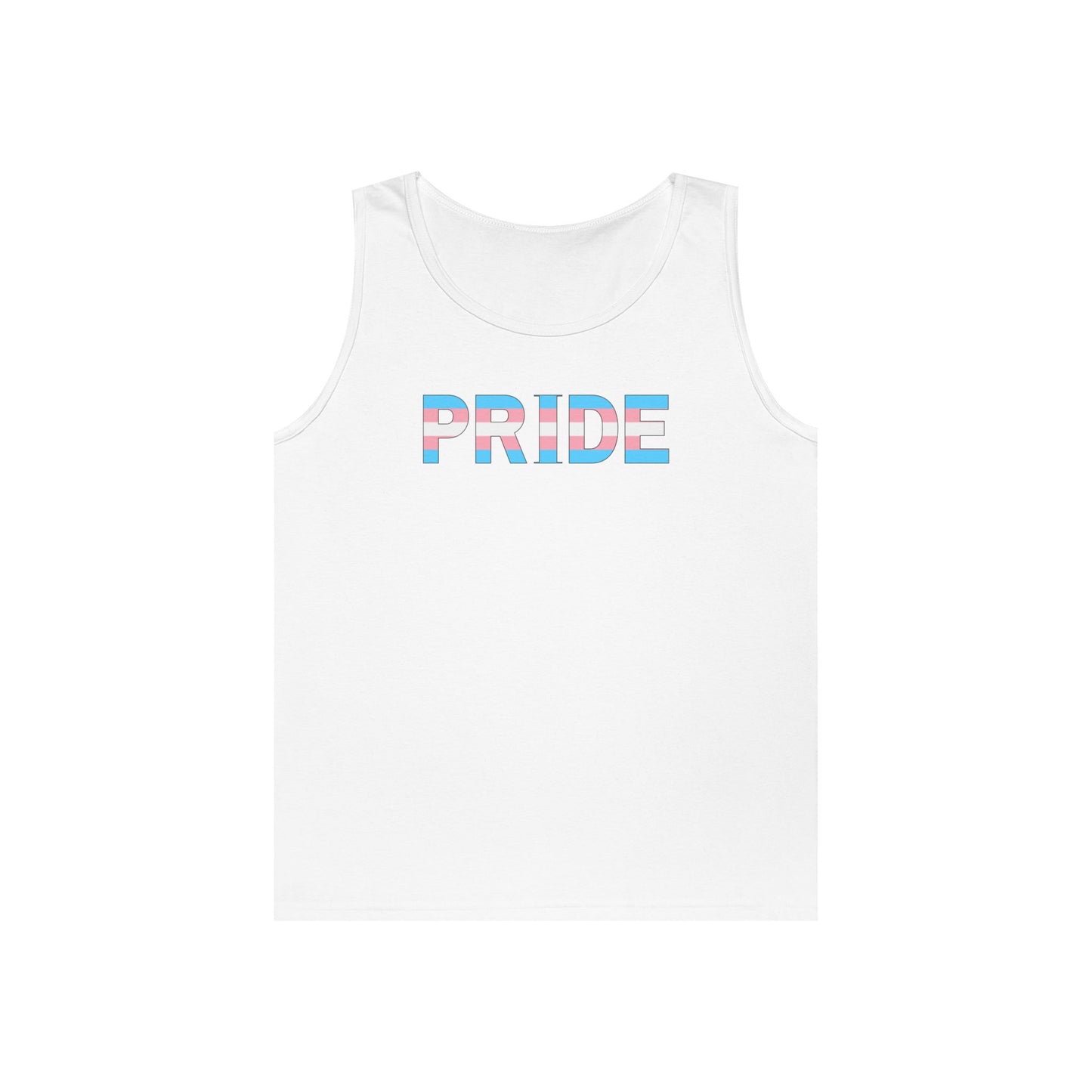 Trans PRIDE Unisex Heavy Cotton Tank Top