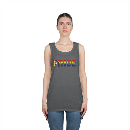 Inclusive Rainbow PRIDE Unisex Heavy Cotton Tank Top