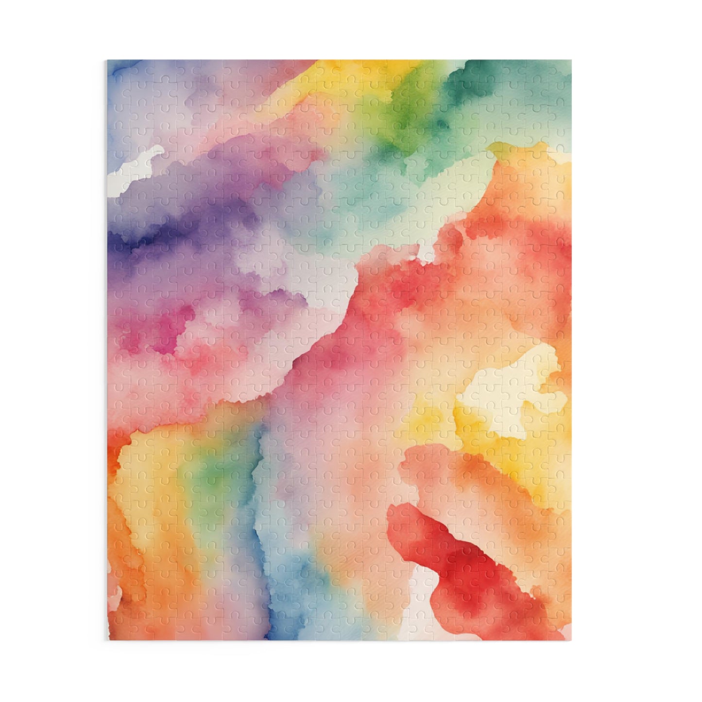 Rainbow Watercolor Puzzle (120, 252, 500-Piece)