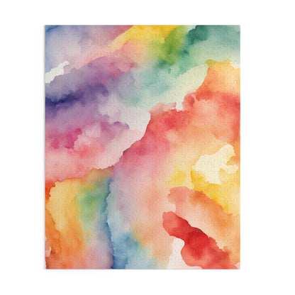 Rainbow Watercolor Puzzle (120, 252, 500-Piece)