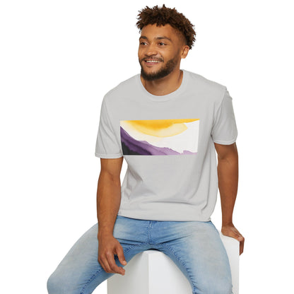 Nonbinary Pride Watercolor Unisex Softstyle T-Shirt
