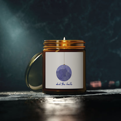 Deck the Halls Scented Candles, Coconut Apricot Wax (4oz, 9oz)