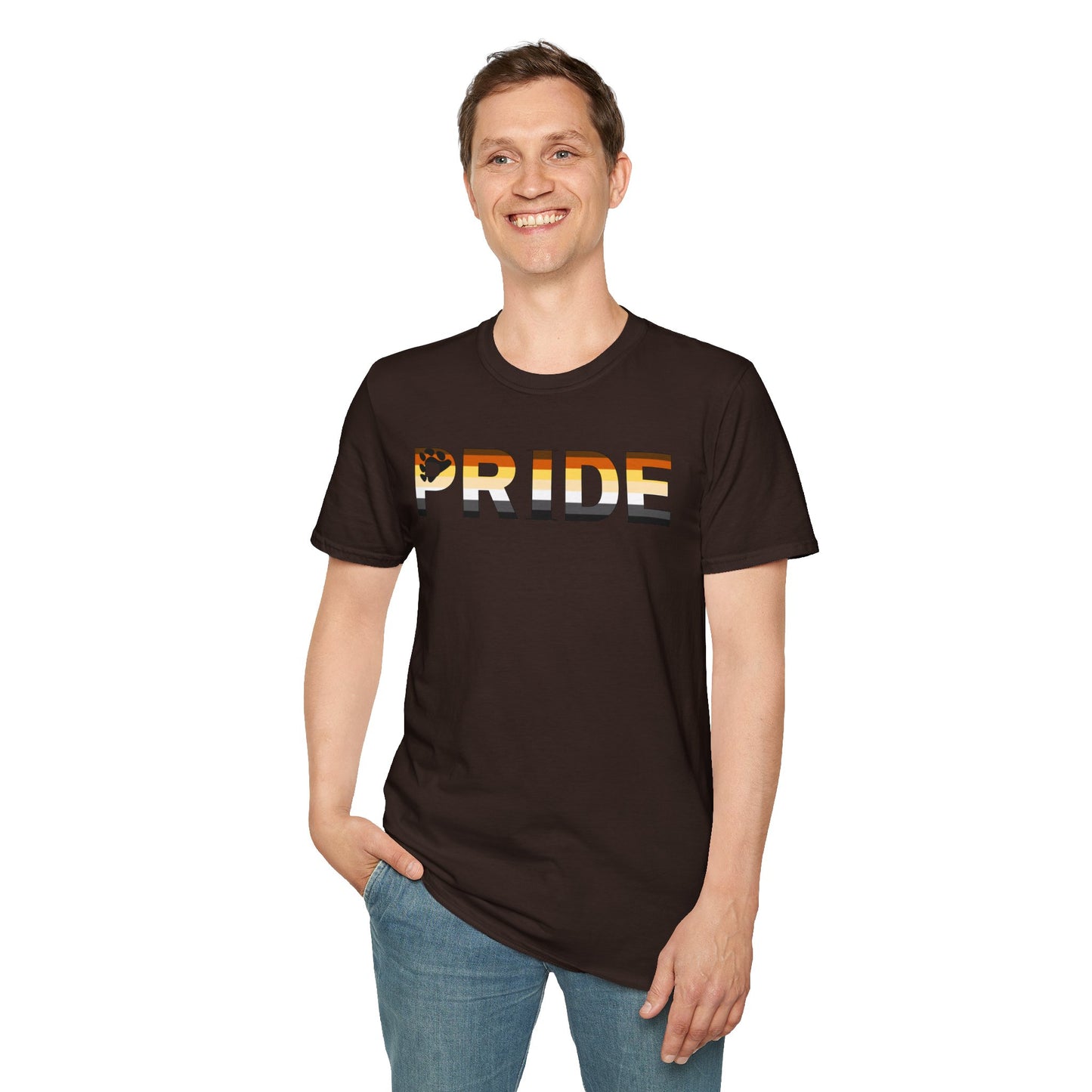 Bear PRIDE Unisex Softstyle T-Shirt