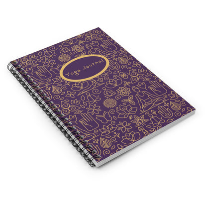 Yoga Journal Spiral Notebook - Ruled Line