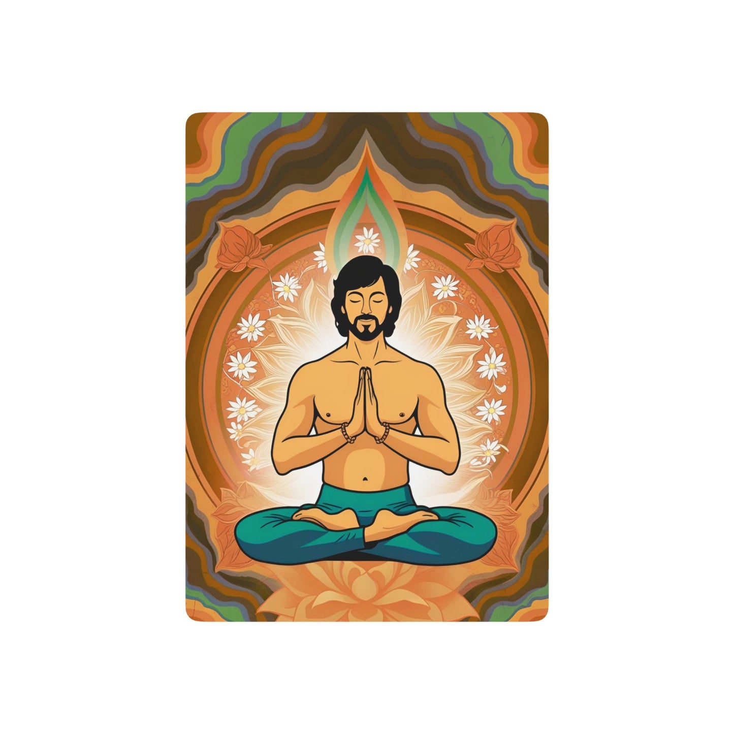Daisy Meditation Playing Cards