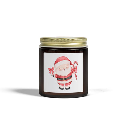 Santa Claus Scented Candles, Coconut Apricot Wax (4oz, 9oz)