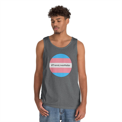 Trans Lives Matter Unisex Heavy Cotton Tank Top