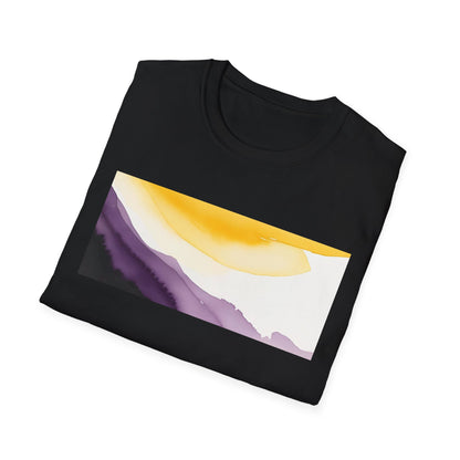 Nonbinary Pride Watercolor Unisex Softstyle T-Shirt