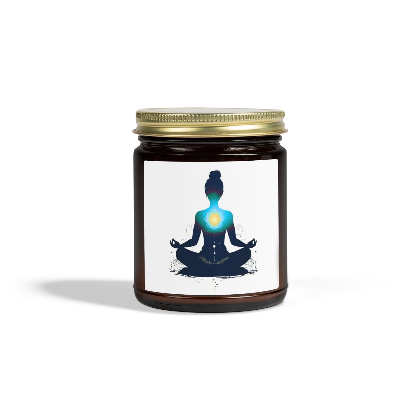Heart of Yoga Scented Candles, Coconut Apricot Wax (4oz, 9oz)