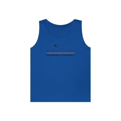 Queer Liberation Not Rainbow Capitalism Unisex Heavy Cotton Tank Top