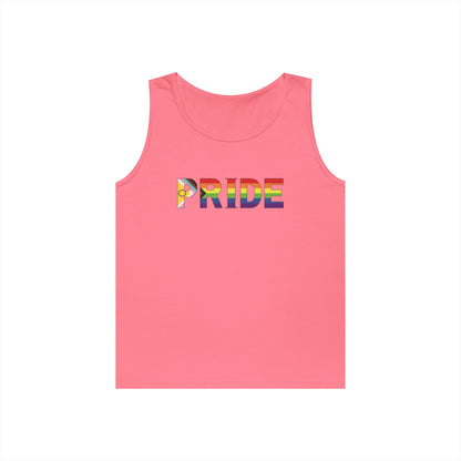 Inclusive Rainbow PRIDE Unisex Heavy Cotton Tank Top