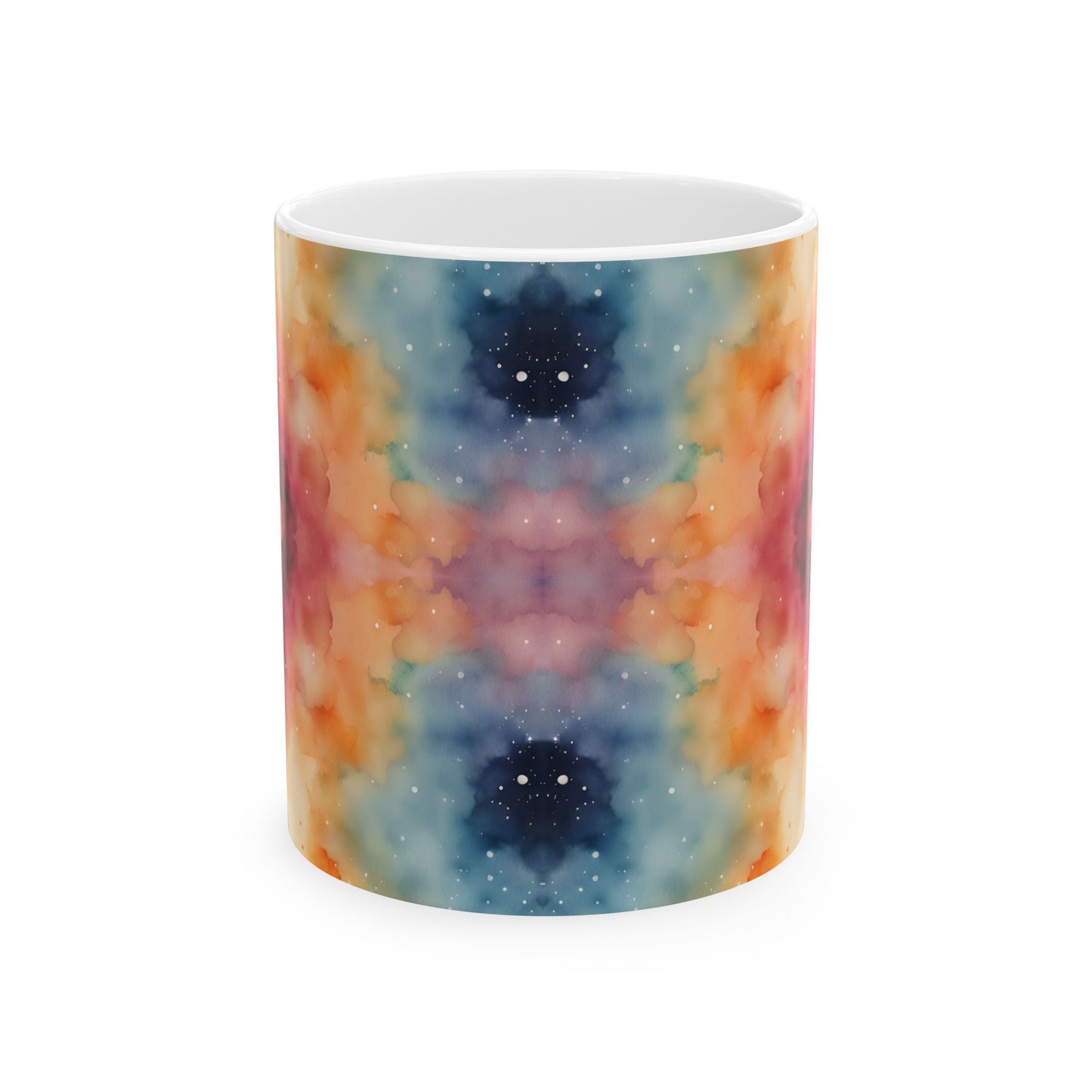 Watercolor Galaxy Ceramic Mug, (11oz, 15oz)