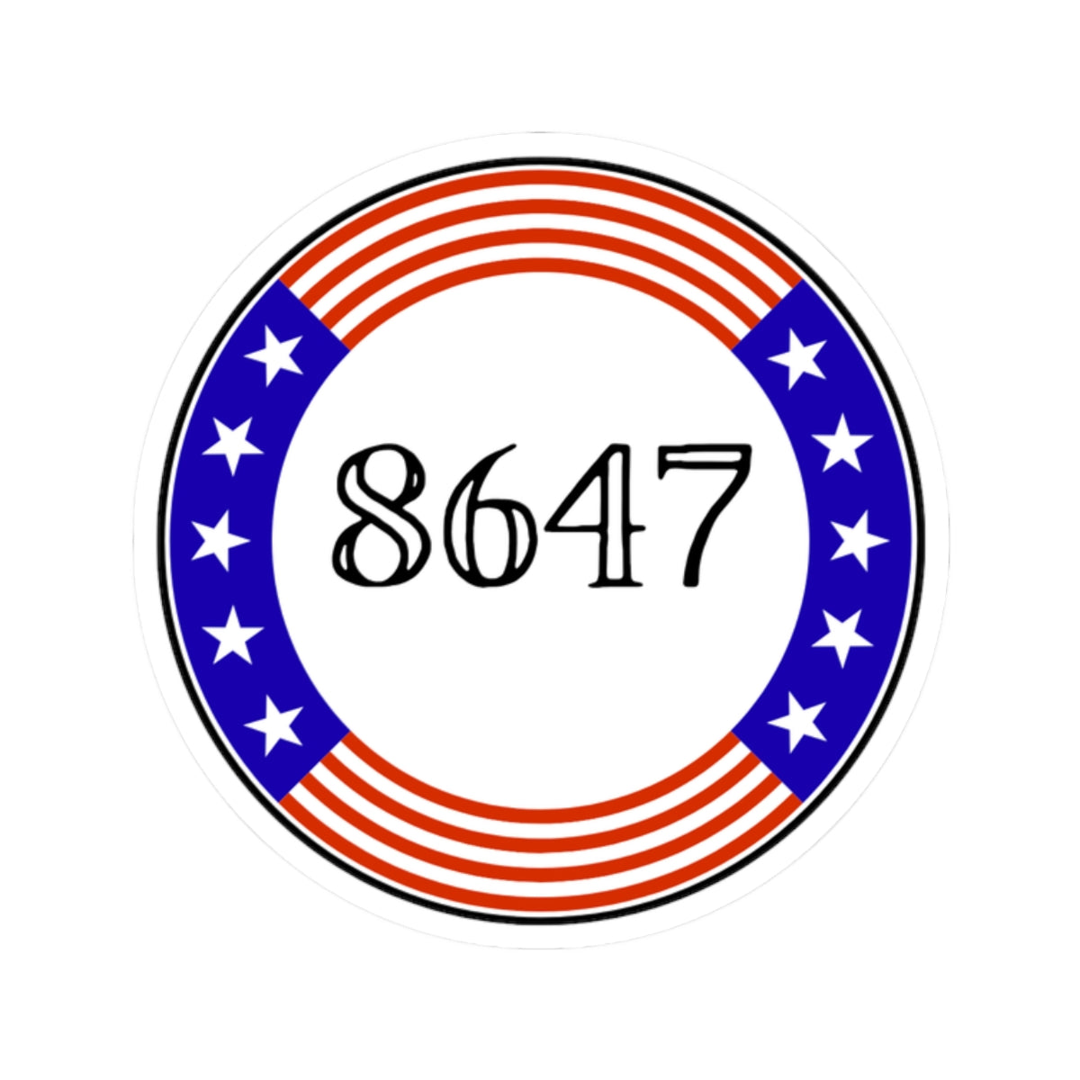 86 47 Kiss-Cut Stickers