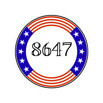 86 47 Kiss-Cut Stickers