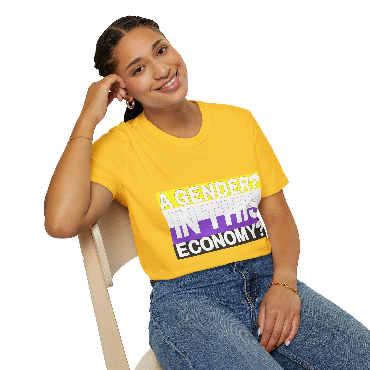 A Gender In This Economy Pride Unisex Softstyle T-Shirt